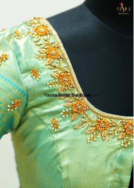 French knot Zardosi Designer Blouse