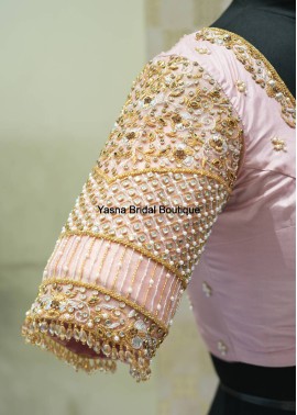 Net Back Work Blouse