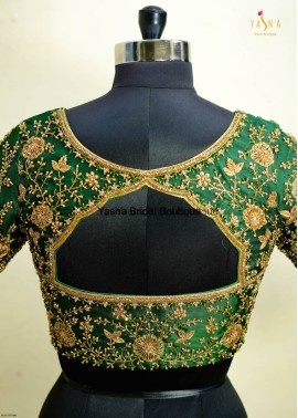 Designer Back Work Blouse