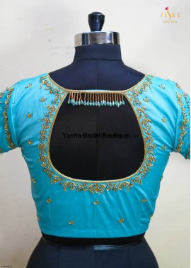 Crystal and Hand Embroidery Blouse