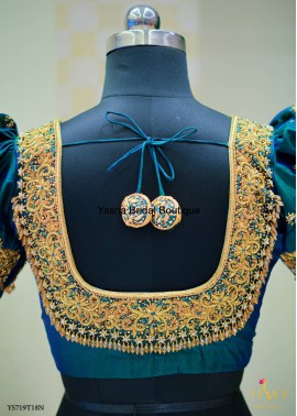 Zardosi Puff Sleeve Blouse