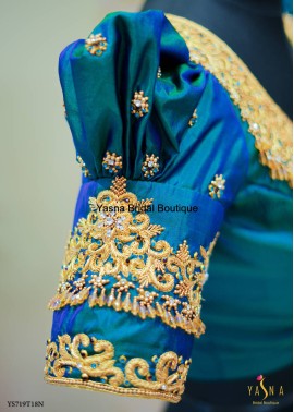 Zardosi Puff Sleeve Blouse