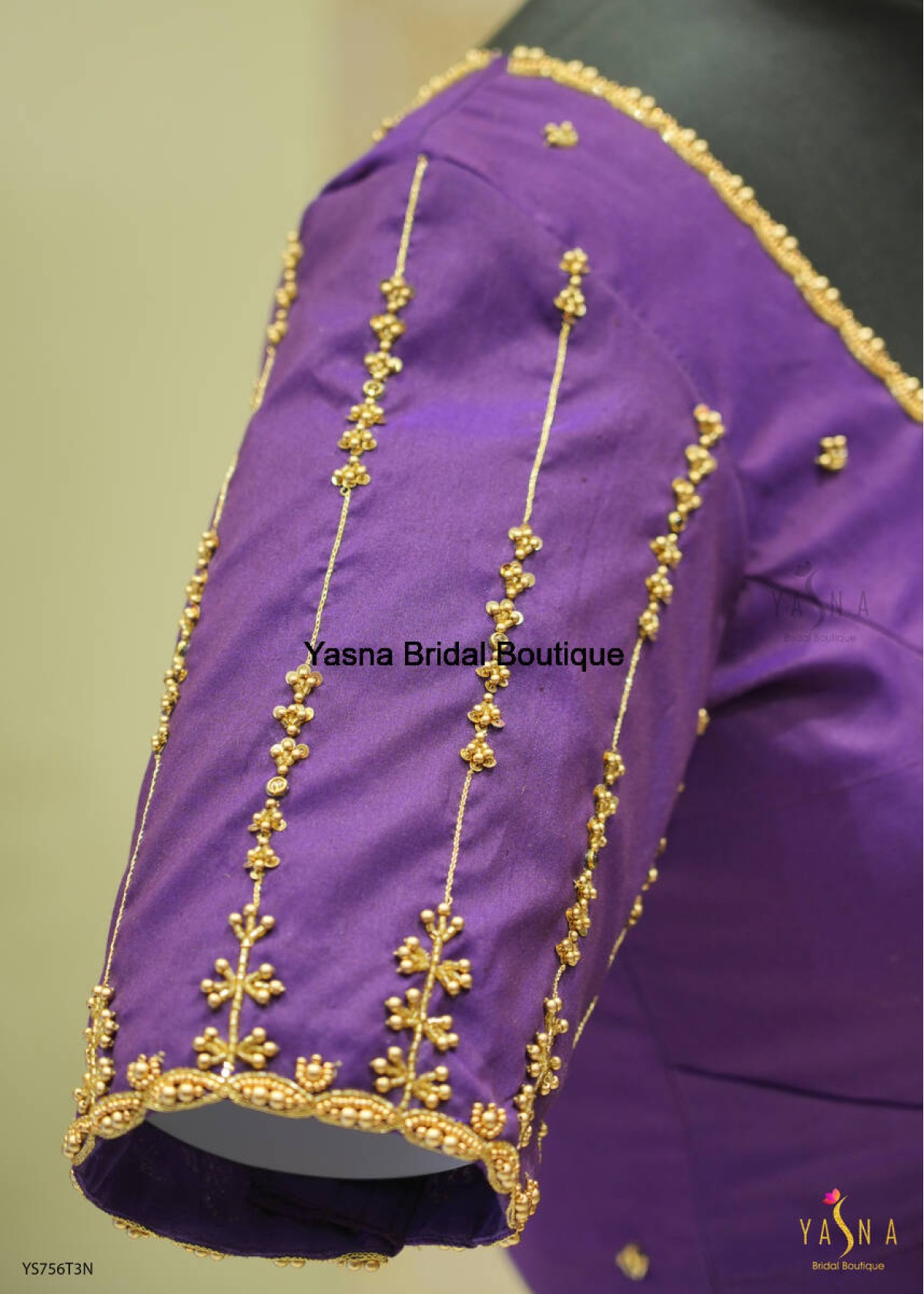 Simple aari work Blouse