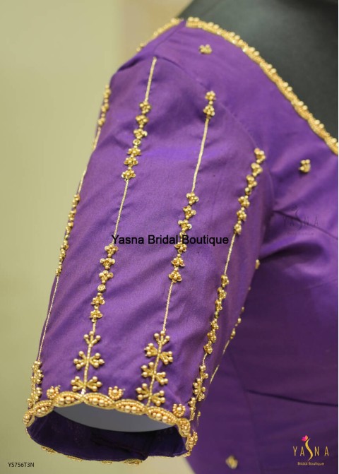 Simple aari work Blouse