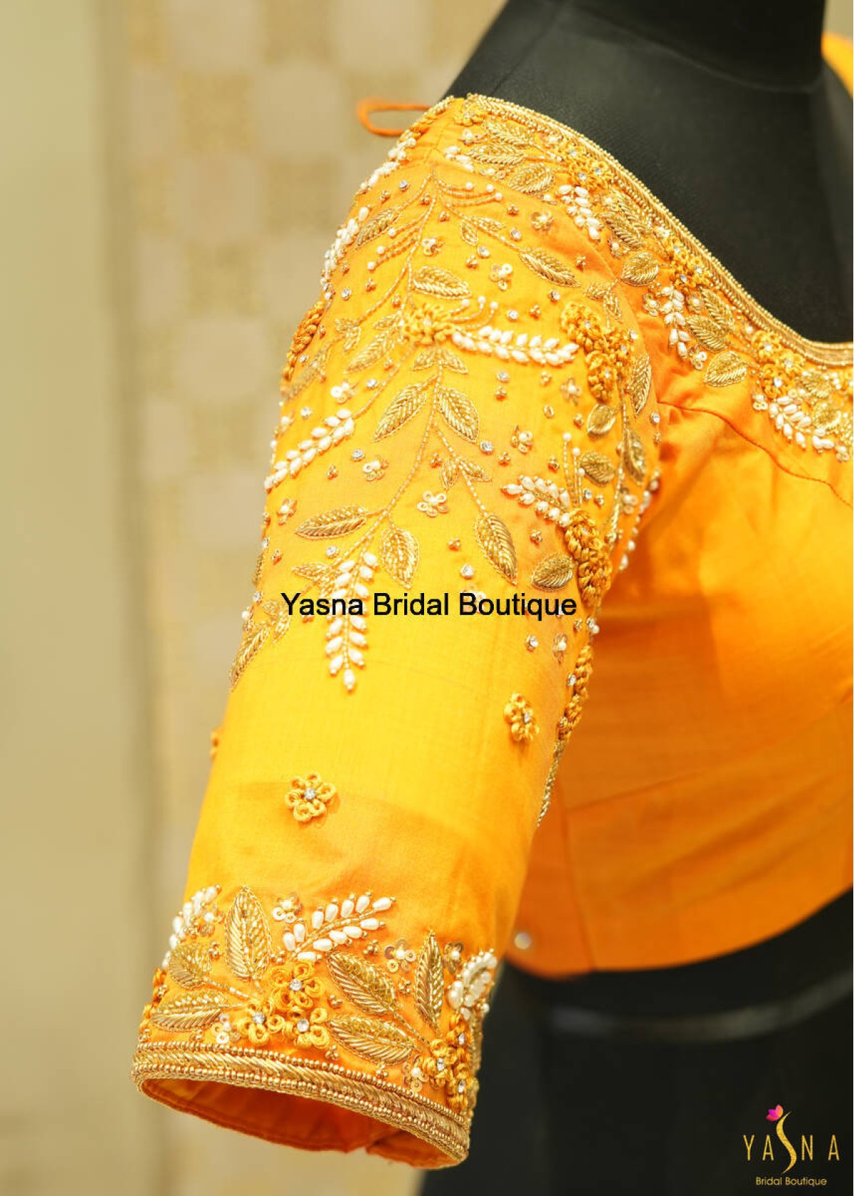 Zardosi French knot  Designer Blouse