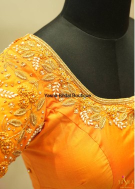 Zardosi French knot  Designer Blouse